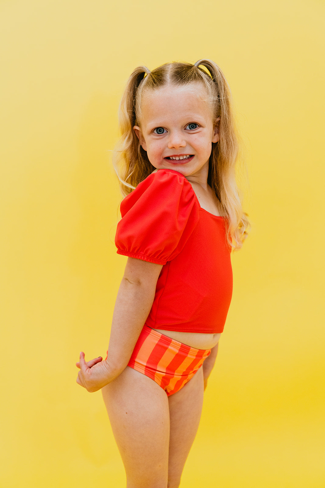 Bluey toddler girl puff sleeve bikini - Bluey Official Website