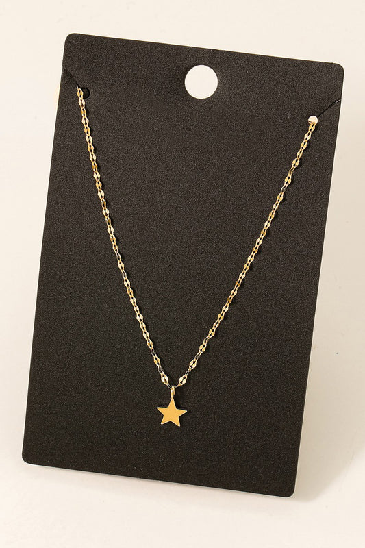 THE DELICATE STAR NECKLACE IN GOLD