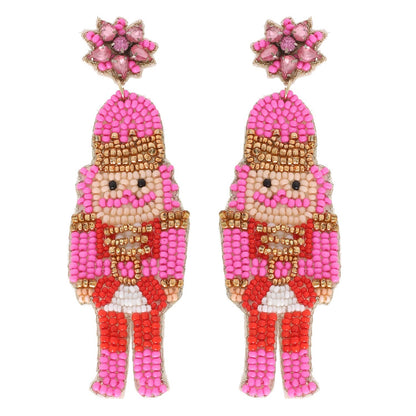 THE NUTCRACKER EARRINGS IN PINK