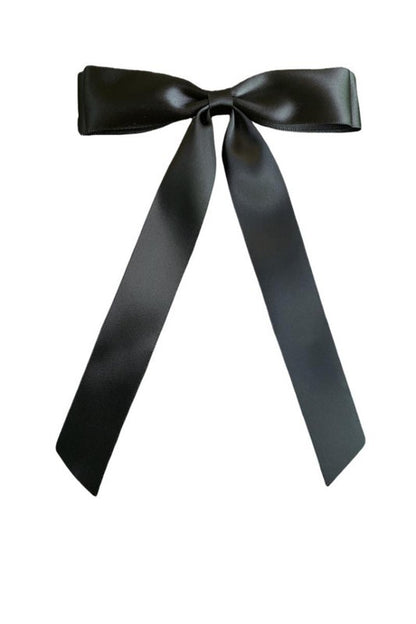 THE RIBBON BOW HAIR CLIP - 4 COLORS