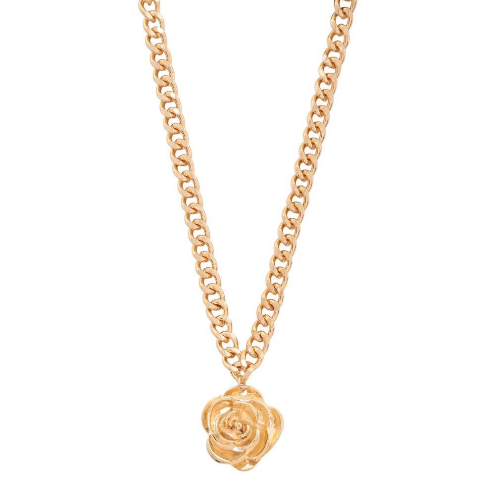 THE ROSE CHAIN NECKLACE IN GOLD