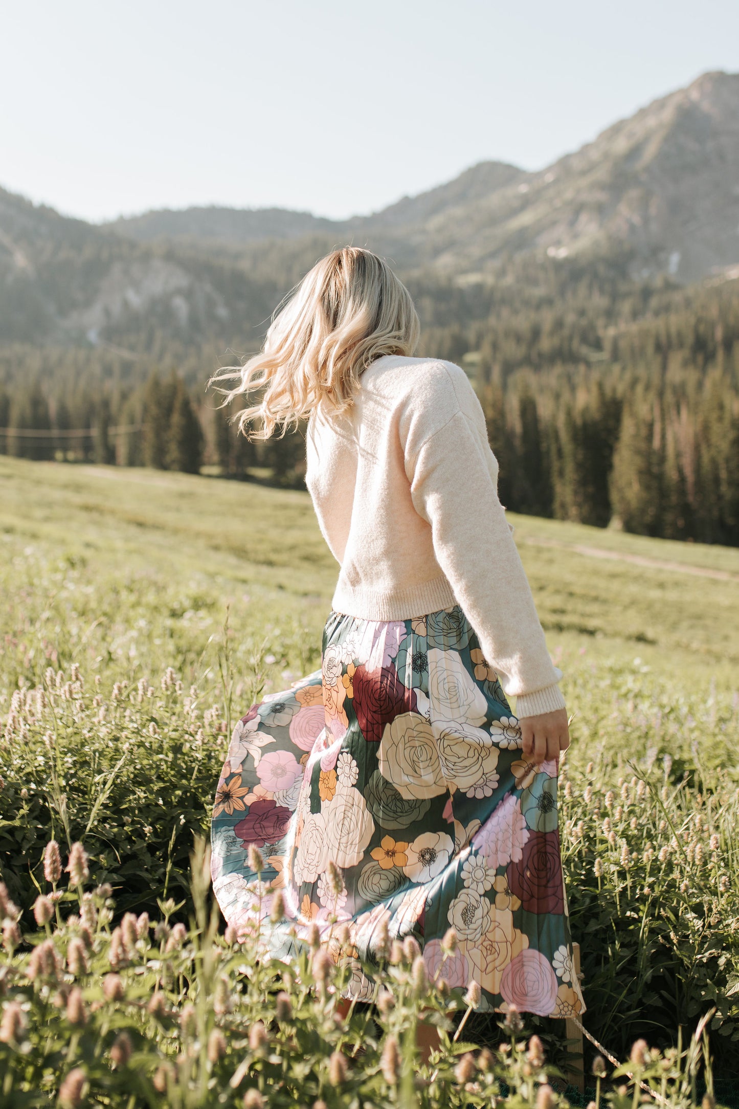 THE CLARA SWEATER IN BLUSH