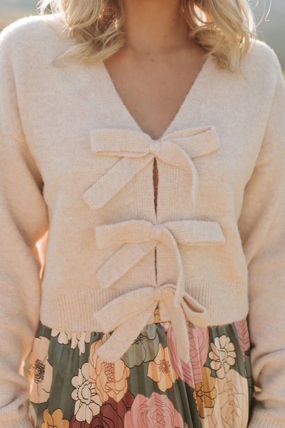 THE CLARA SWEATER IN BLUSH