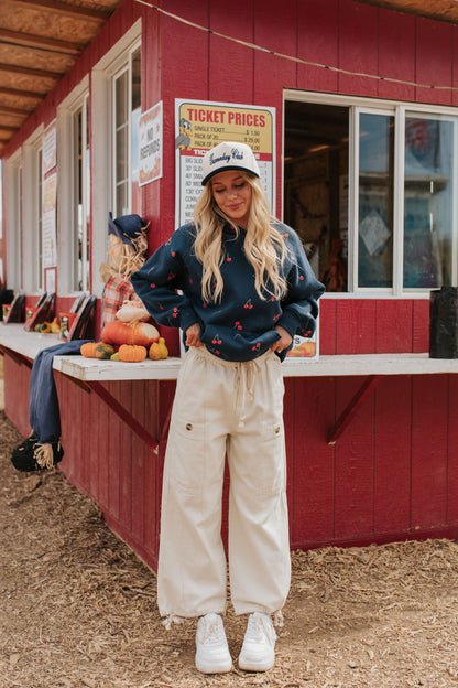 THE CODA CARGO PANTS IN CREAM