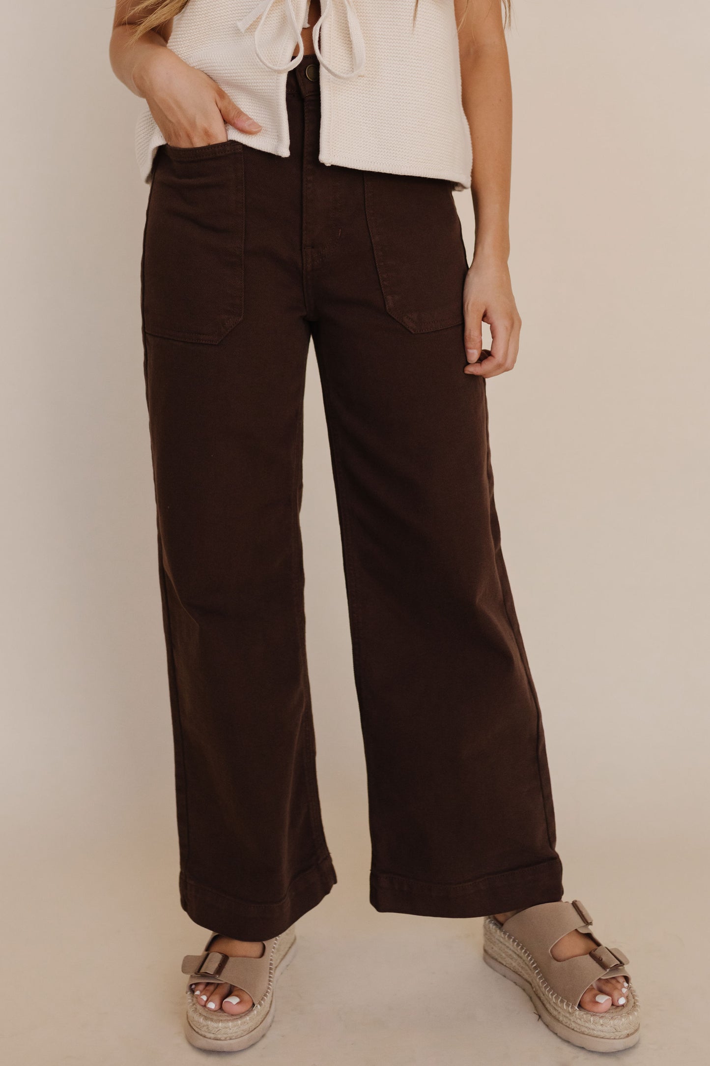 JBD UTILITY PANTS IN COFFEE