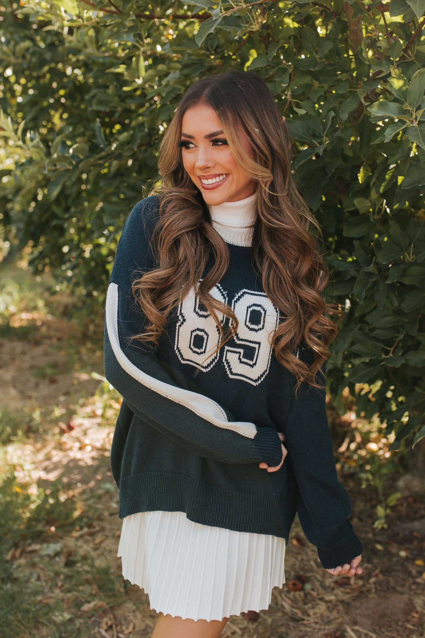 THE 89 OVERSIZED SWEATER IN NAVY