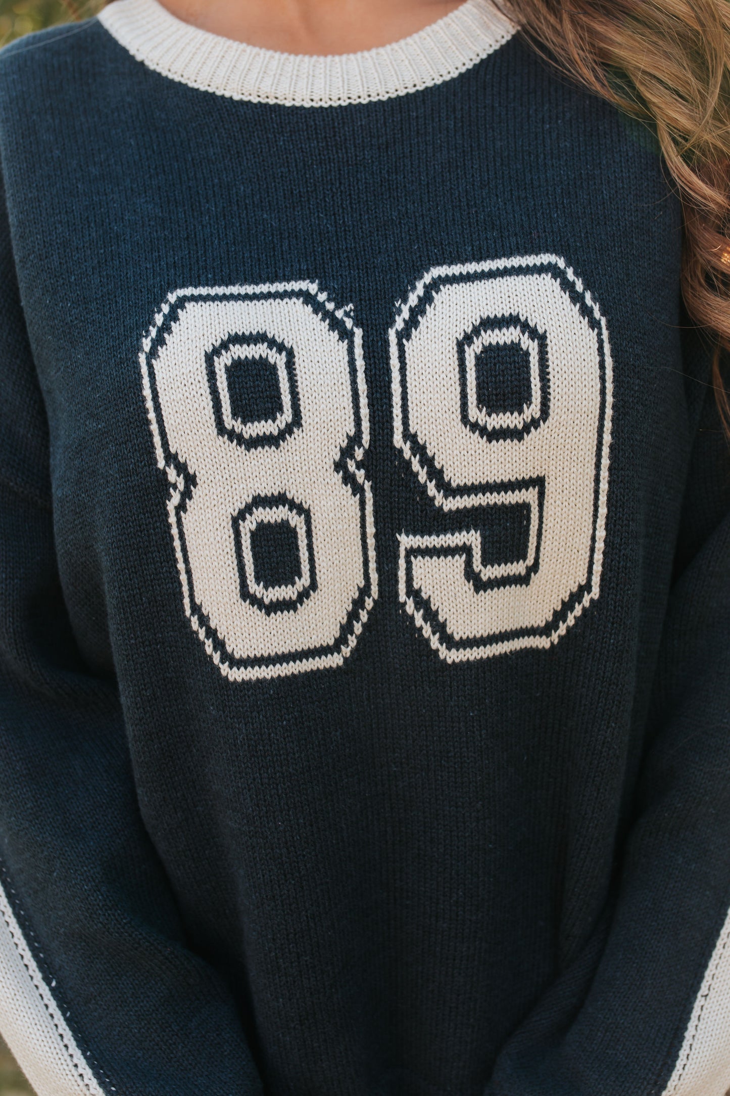 THE 89 OVERSIZED SWEATER IN NAVY