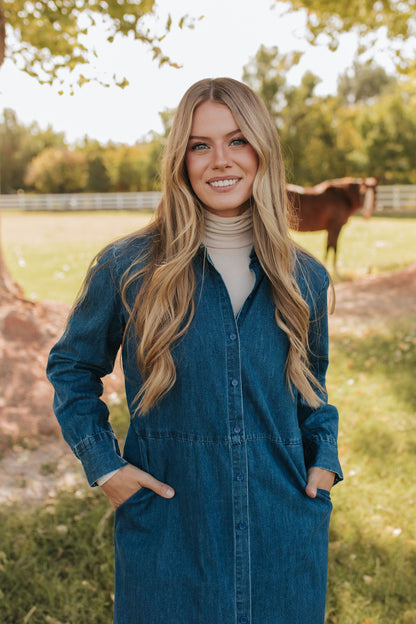 THE CONNER RIBBED TURTLENECK IN TAUPE