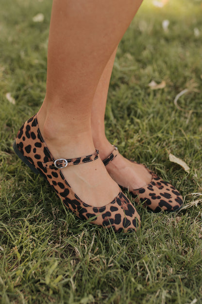 THE MARY JANE FLATS IN LEOPARD