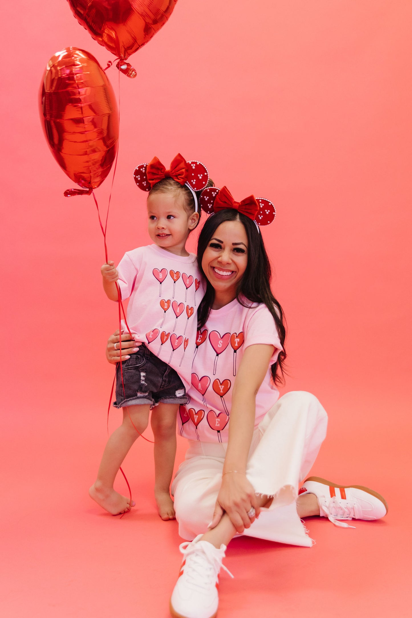 THE BEST DAY EVER KIDS TEE IN LOLLIPOP PINK BY PINK DESERT