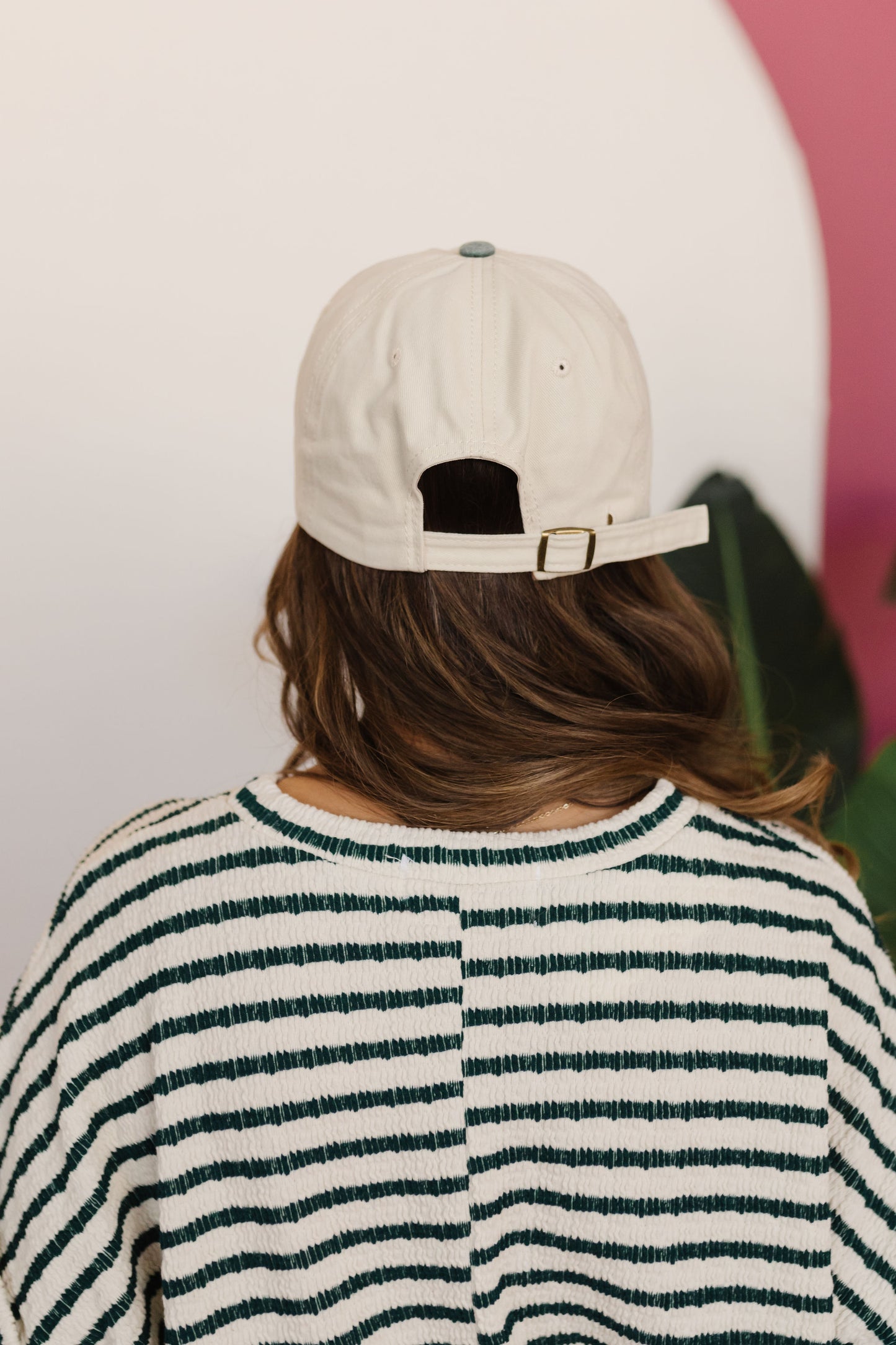 THE LA EMBROIDERED CAP IN GREEN