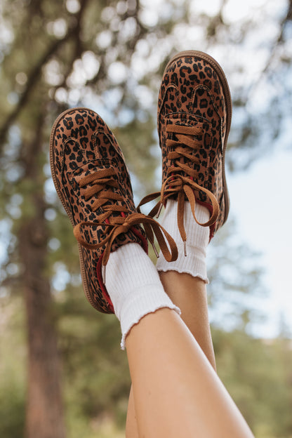 THE LACE UP SNEAKERS IN LEOPARD