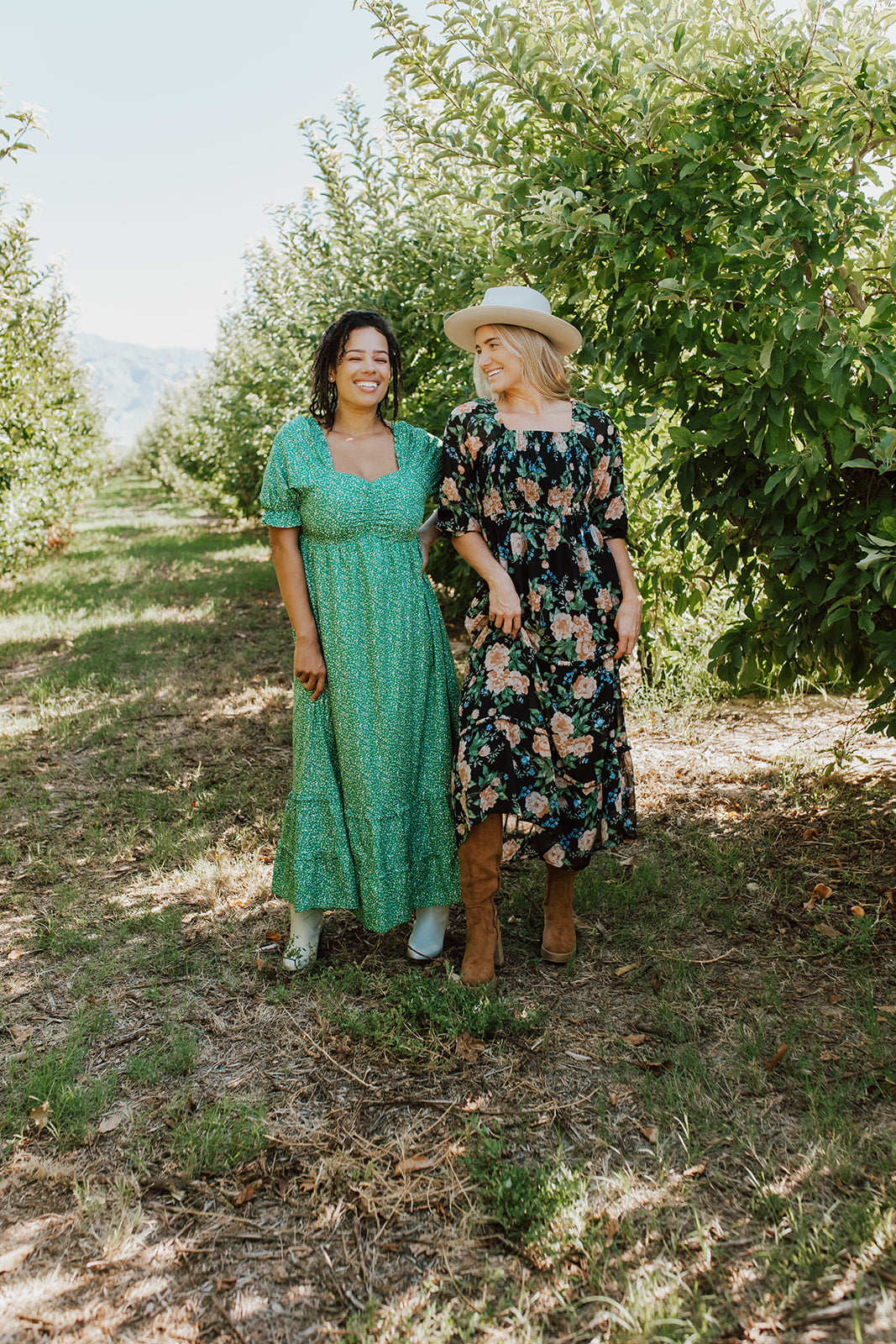 Womens green shop floral dress