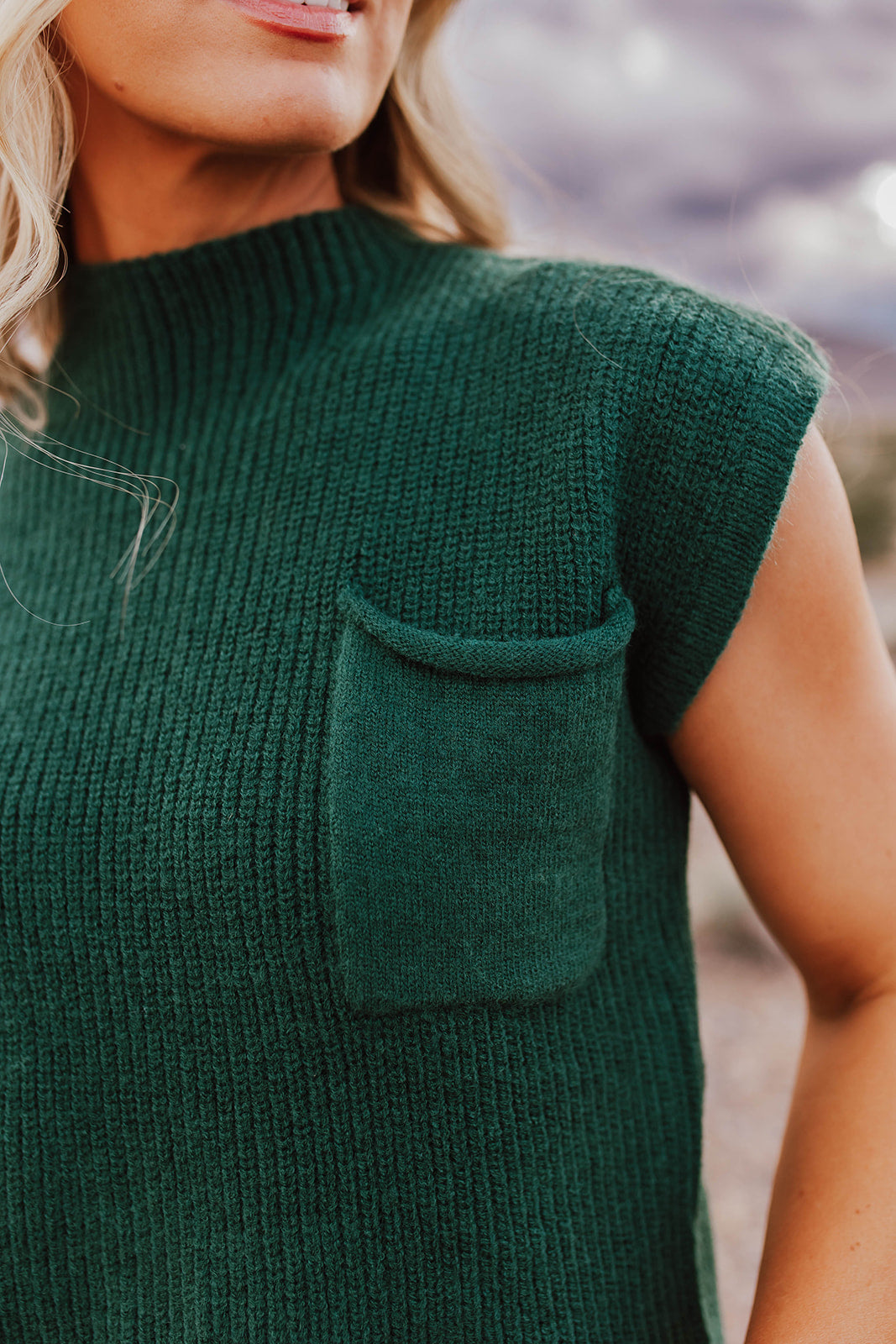 Green sweater cheap set