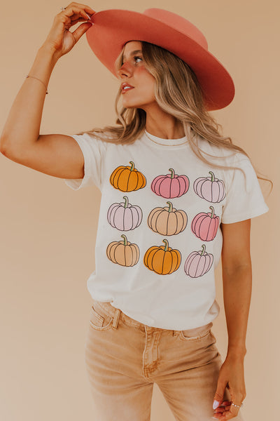 Pick of The Patch Rainbow Pumpkin Graphic Tee