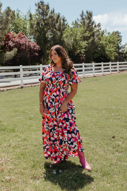 THE MAGNOLIA FLORAL DRESS BY PINK DESERT