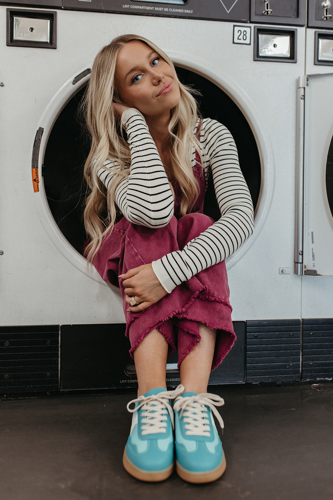 THE NAOMI OVERALLS IN MAGENTA