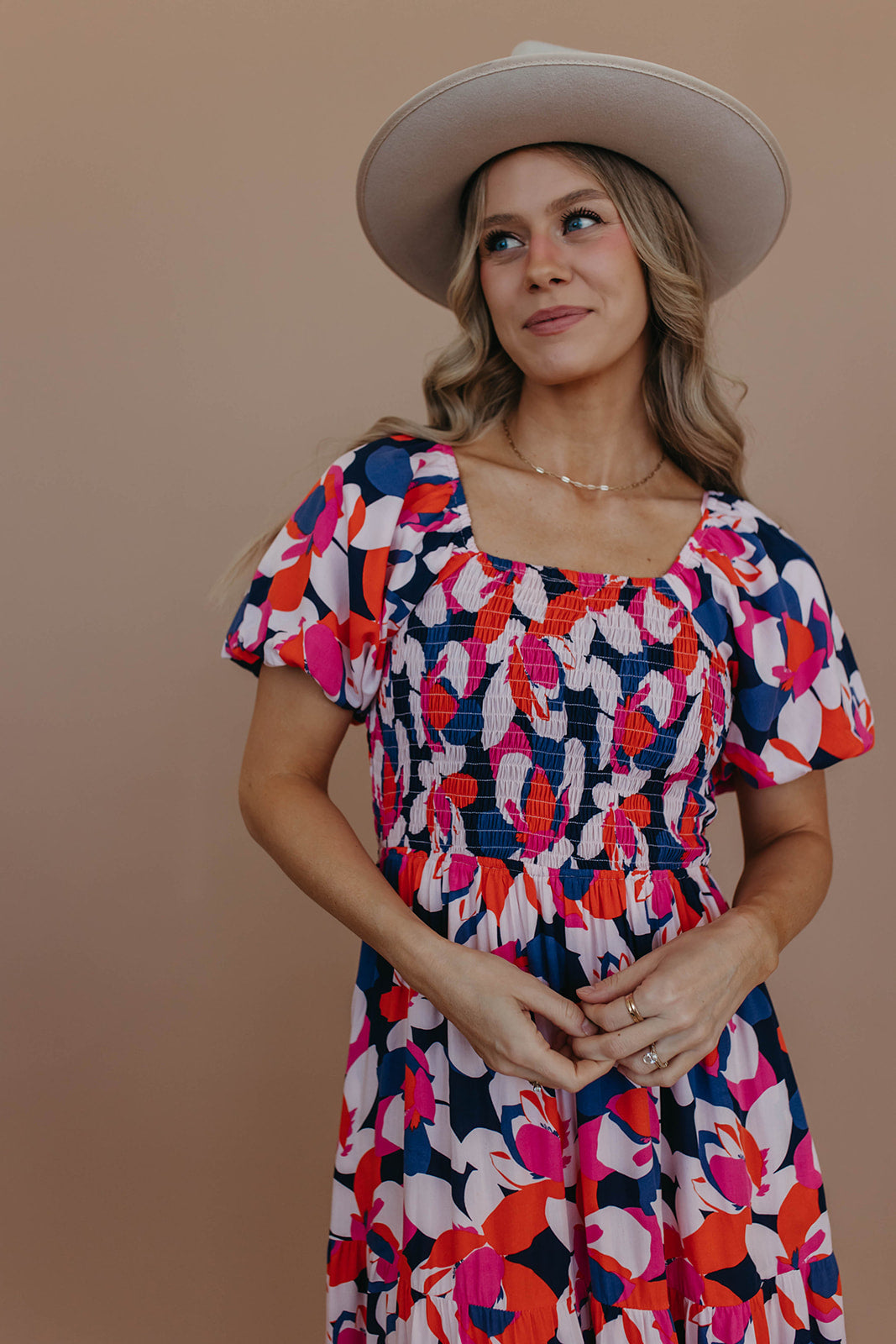 THE MAGNOLIA FLORAL DRESS BY PINK DESERT