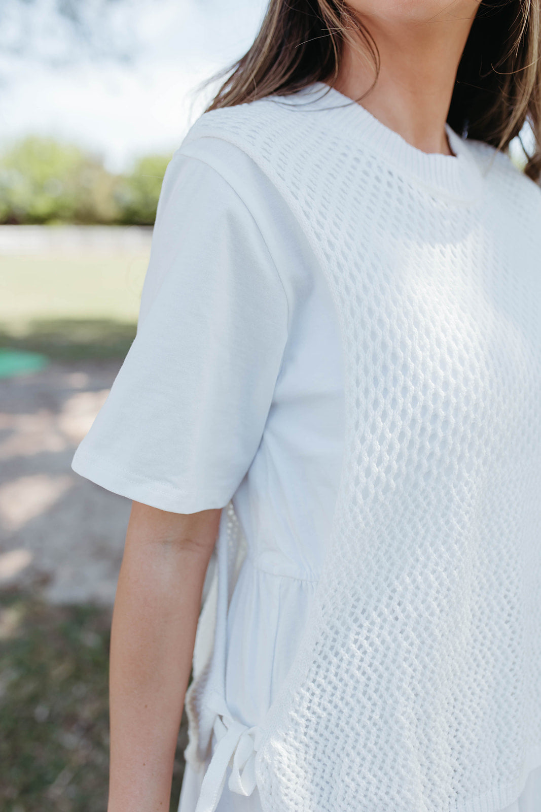 THE BOWYN MIDI DRESS IN COTTON WHITE