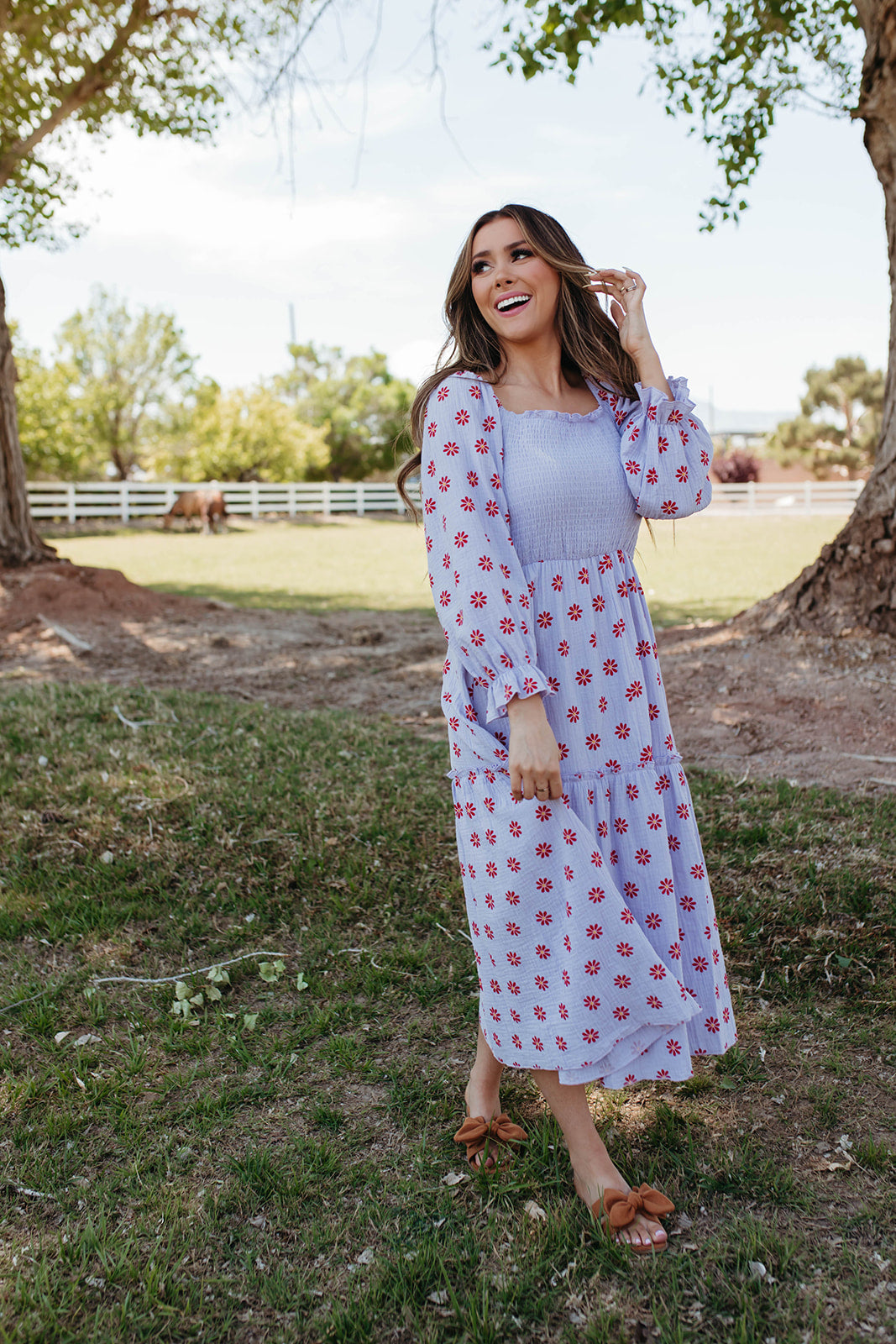 THE DAISY MAE MAXI DRESS IN LAVENDER