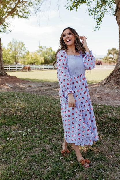 THE DAISY MAE MAXI DRESS IN LAVENDER