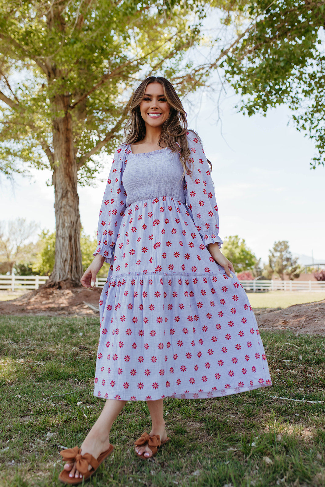 THE DAISY MAE MAXI DRESS IN LAVENDER