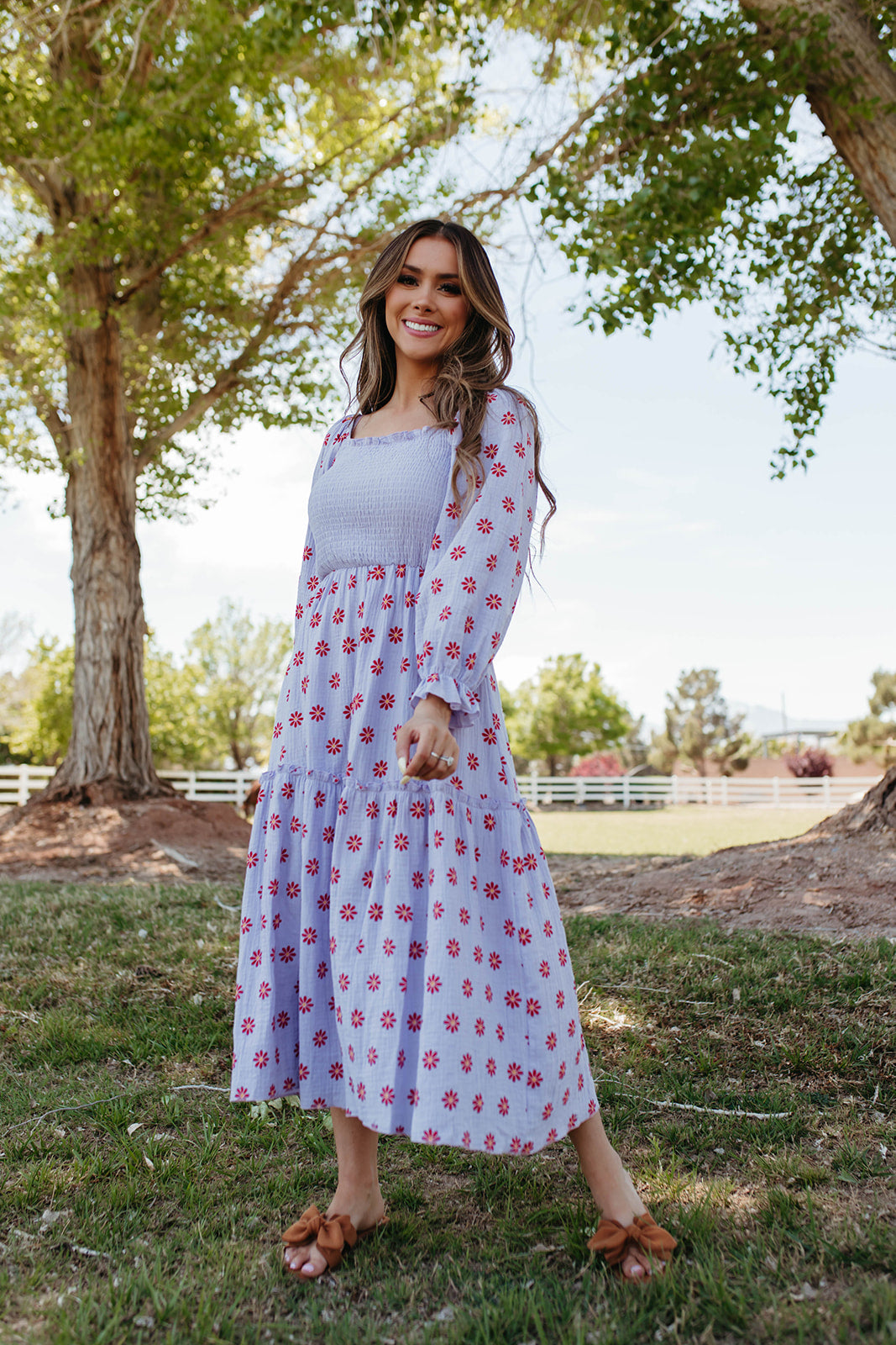 THE DAISY MAE MAXI DRESS IN LAVENDER