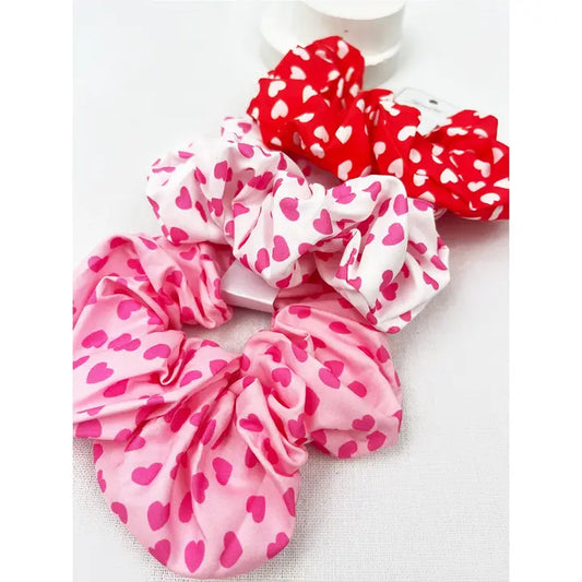 THE MIX HEART JUMBO HAIR SCRUNCHIE