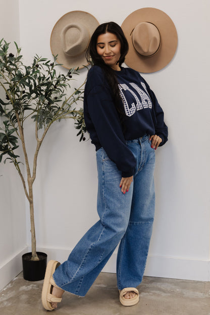 THE CIAO SWEATSHIRT IN NAVY