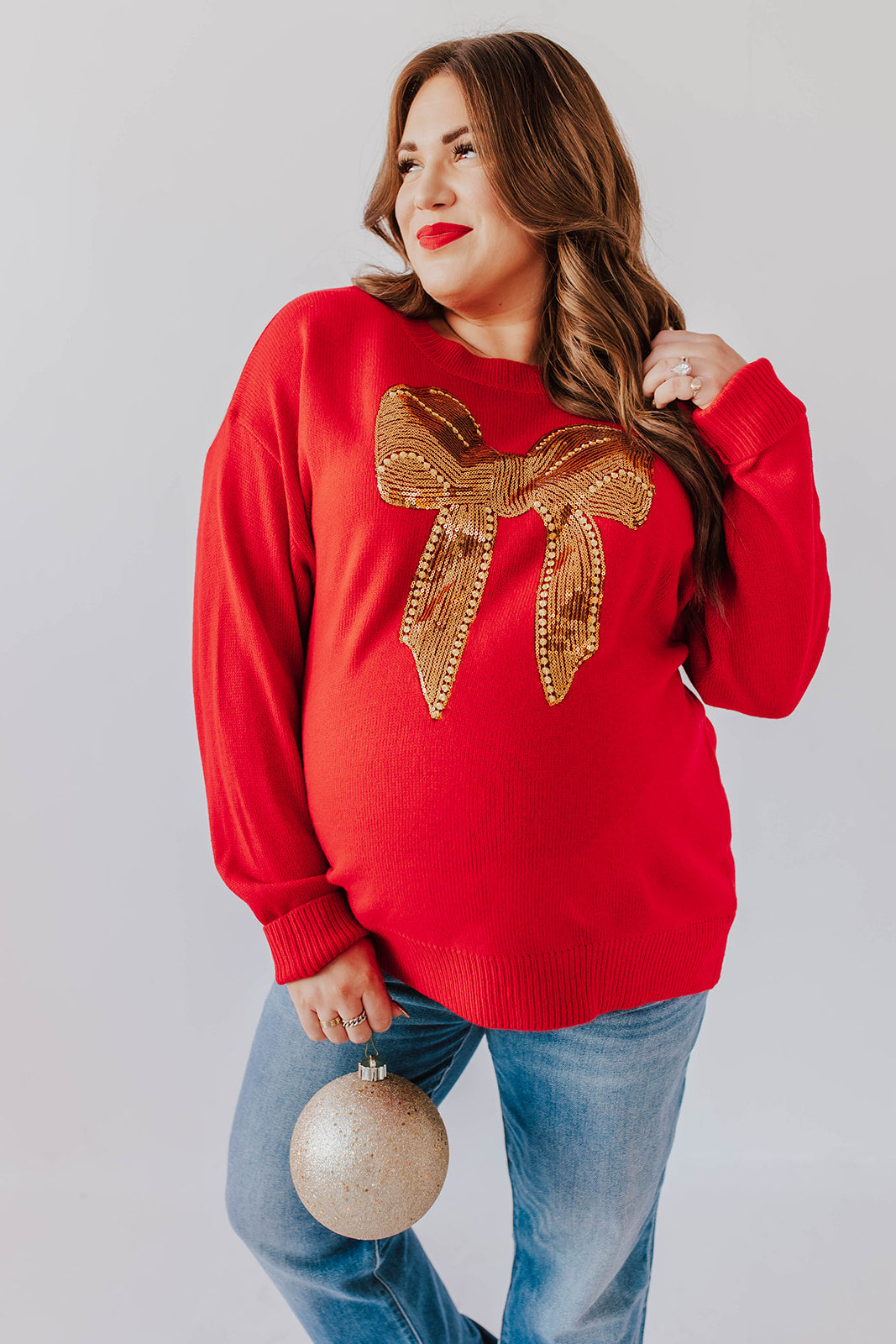 Plus size maternity outlet christmas sweater