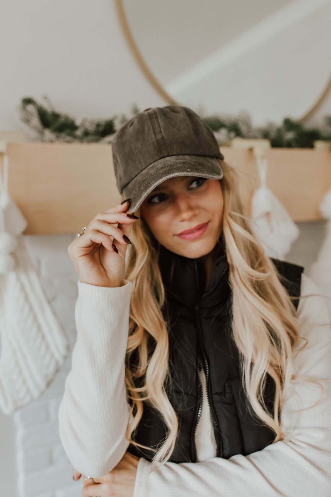 Washed out store baseball hats