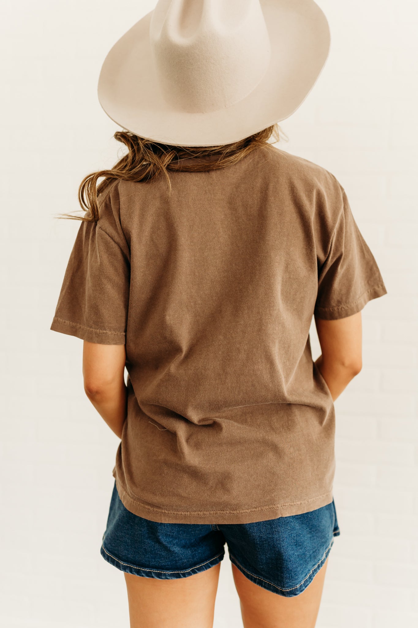 THE WALLEN COWBOY TEE IN ESPRESSO