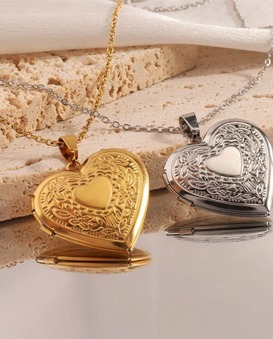 THE HEART LOCKET NECKLACE IN GOLD