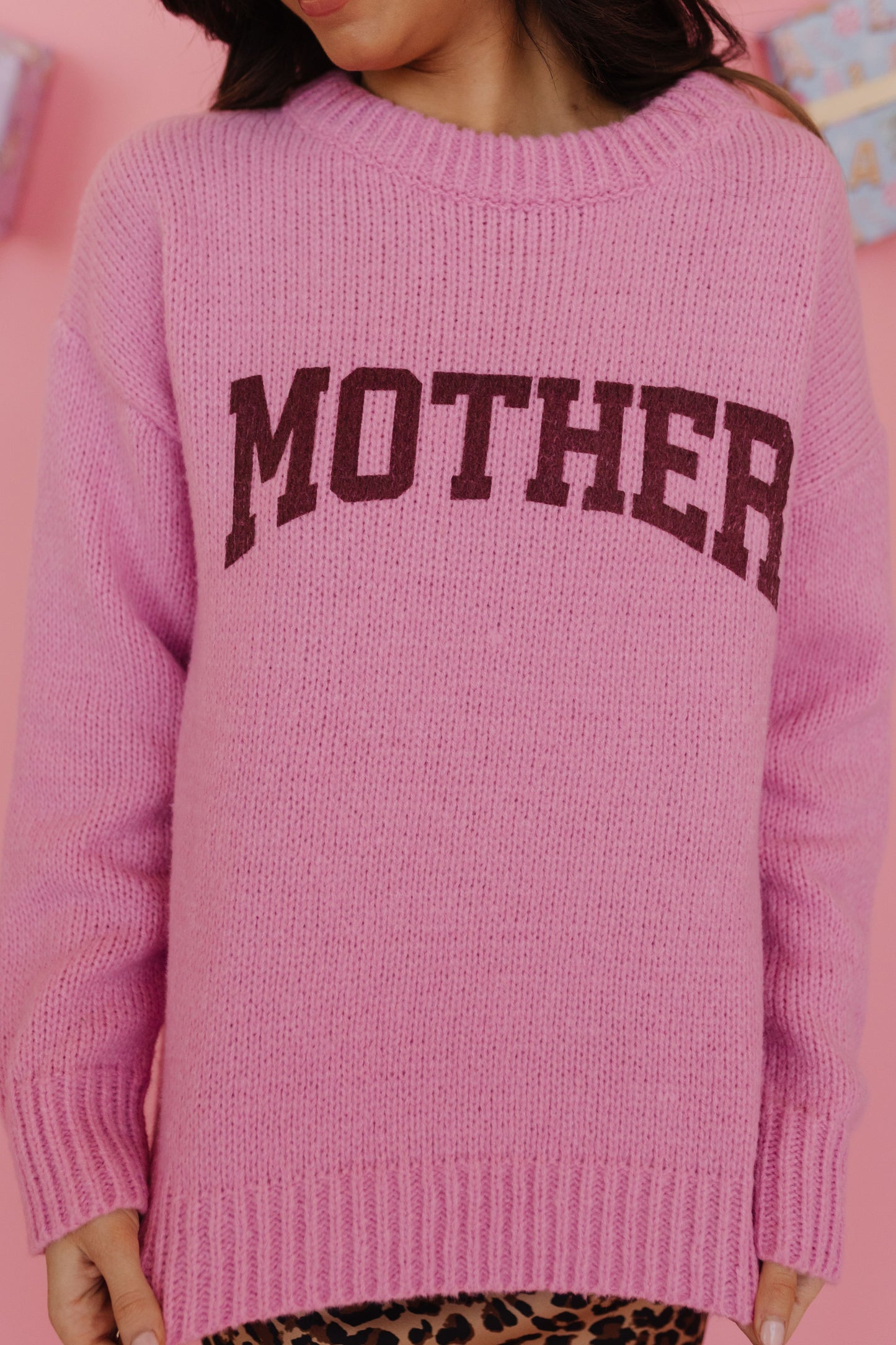 THE MOTHER SWEATER IN PINK