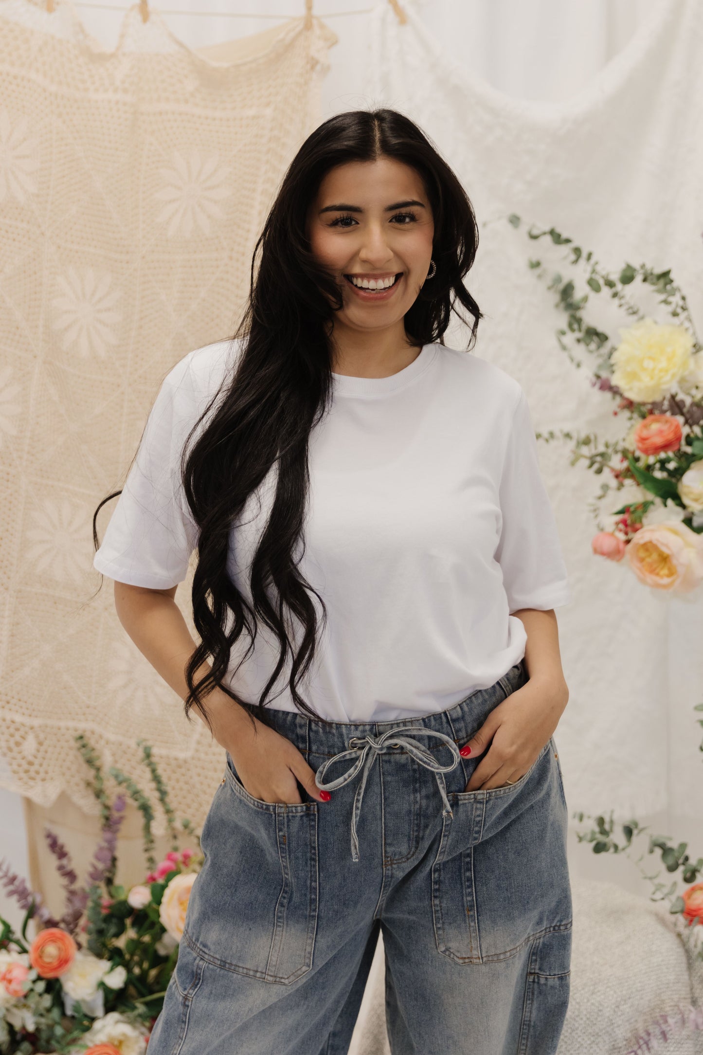 THE CAMI CLASSIC BOXY TEE IN WHITE