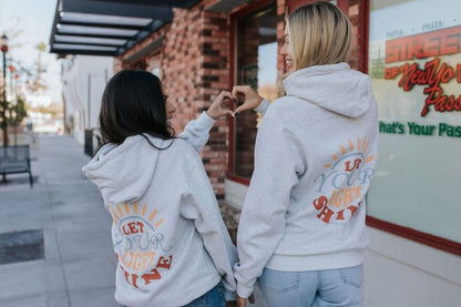 THE LET YOUR LIGHT SHINE HOODIE BY PINK DESERT