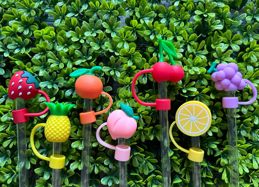 FRUIT STRAW TOPPERS