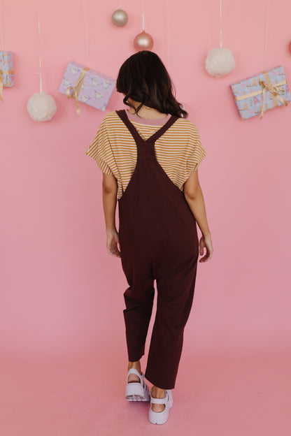 THE OLSEN ONESIE IN BROWN