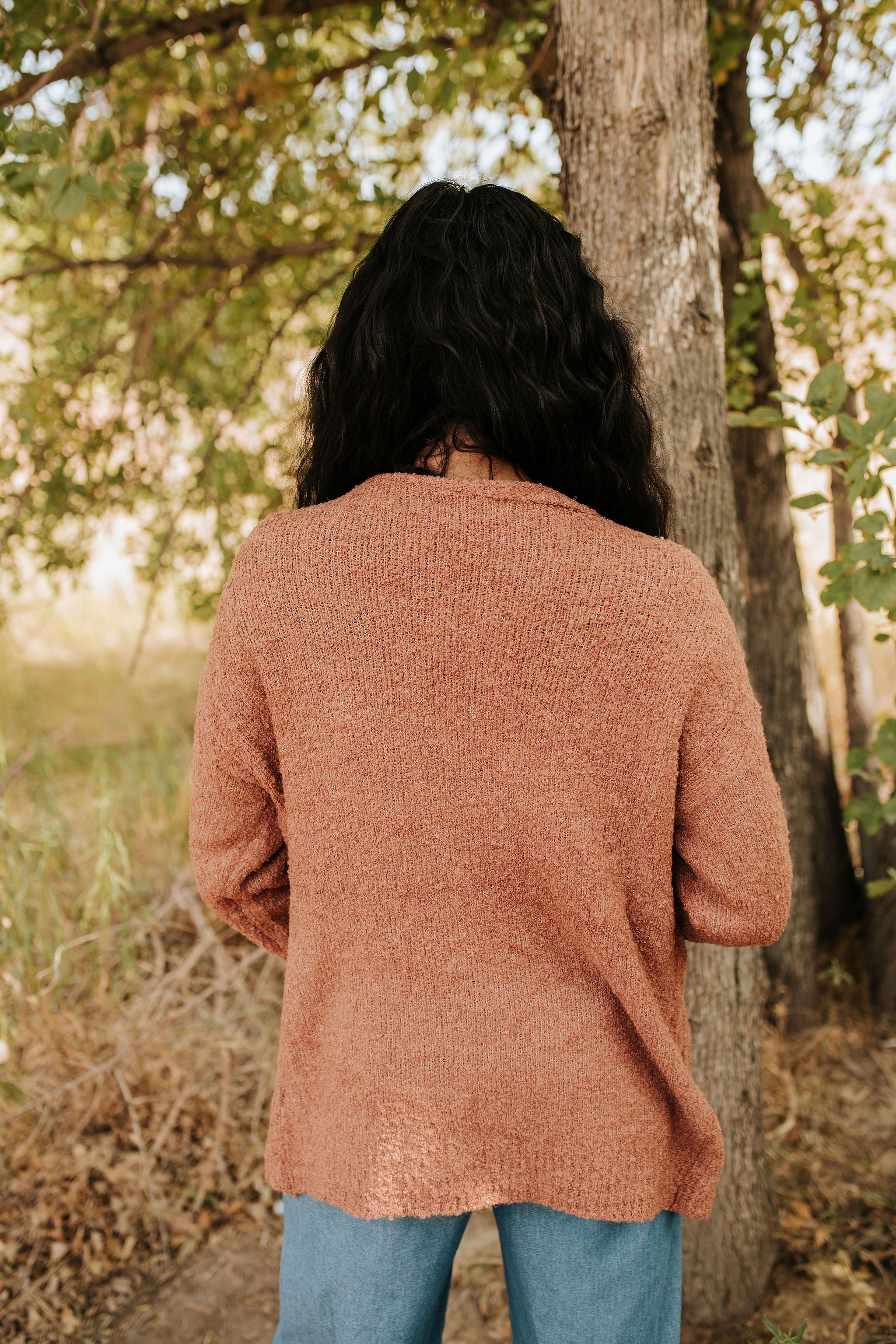 THE ADORE YOU CARDIGAN IN CLAY – Pink Desert