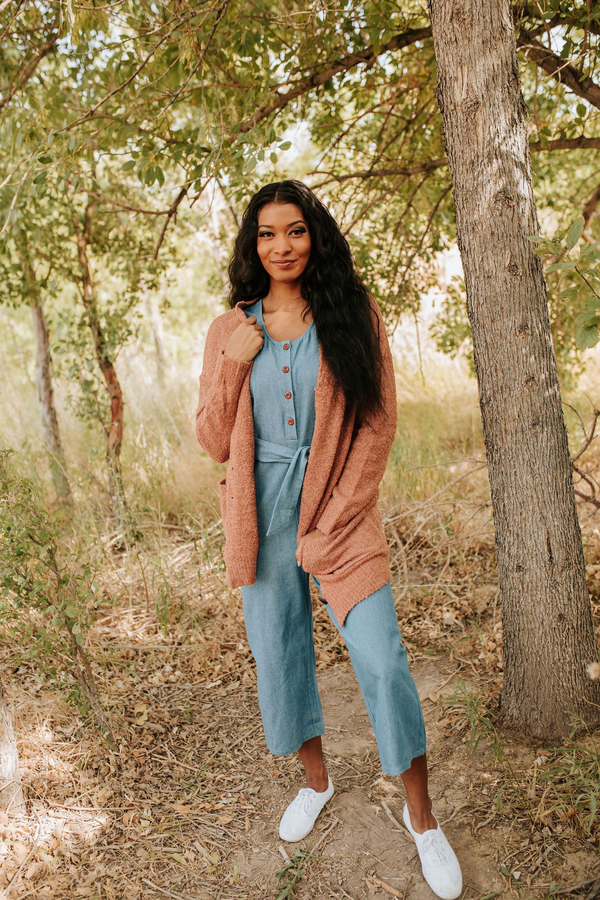 THE ADORE YOU CARDIGAN IN CLAY – Pink Desert