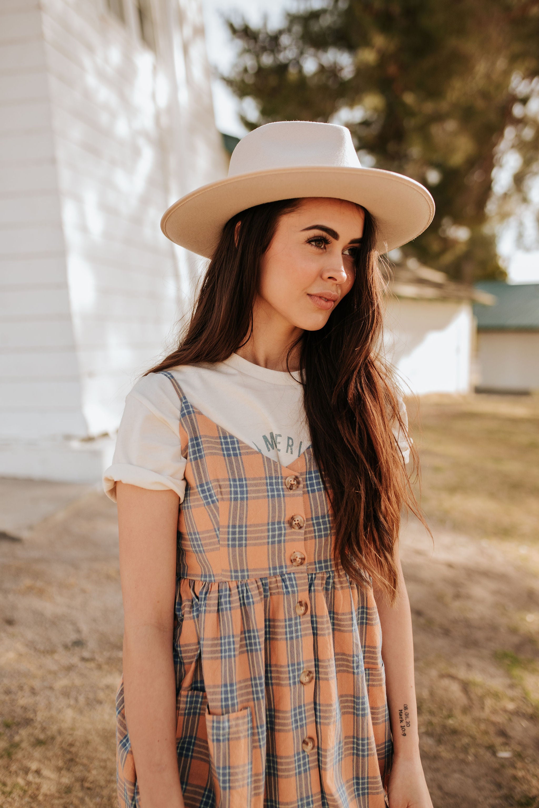 Pastel plaid clearance dress