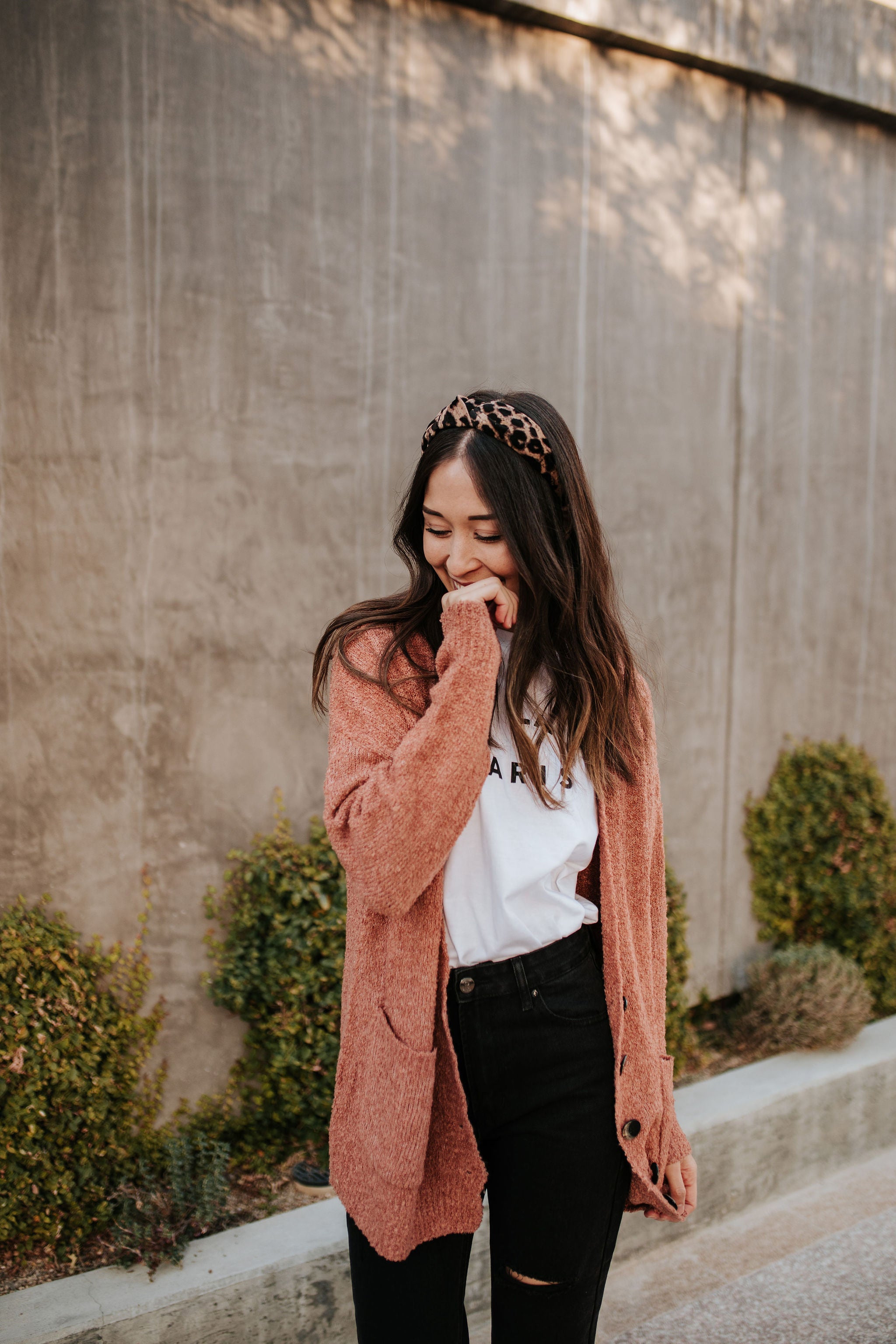 THE ADORE YOU CARDIGAN IN CLAY